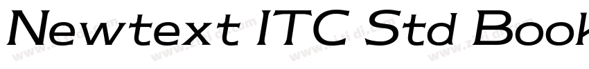 Newtext ITC Std Book字体转换